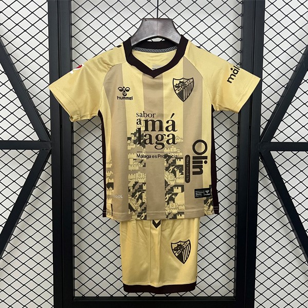 Camiseta Málaga Replica Tercera Ropa Niño 2024/25